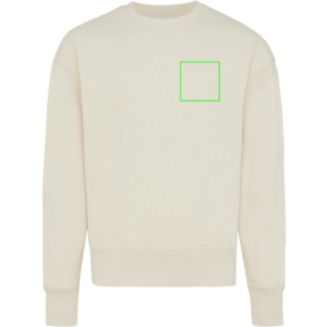 IQONIQ Kruger Relax-Rundhals-Sweater aus recycelt. Baumwolle natural raw bedrucken, Art.-Nr. T9302.018.XXS IQONIQ Kruger Relax-Rundhals-Sweater aus recycelt. Baumwolle natural raw bedrucken, Art.-Nr. T9302.018.XXS