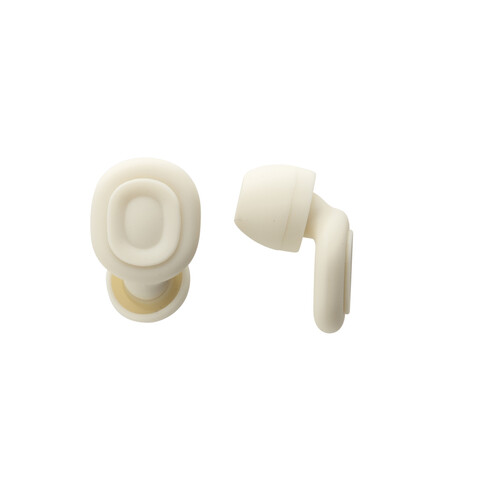 Sereva Geräuschreduzierende Ohrstöpsel beige bedrucken, Art.-Nr. P457.0519