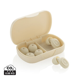 Sereva Geräuschreduzierende Ohrstöpsel beige bedrucken, Art.-Nr. P457.0519 Sereva Geräuschreduzierende Ohrstöpsel beige bedrucken, Art.-Nr. P457.0519