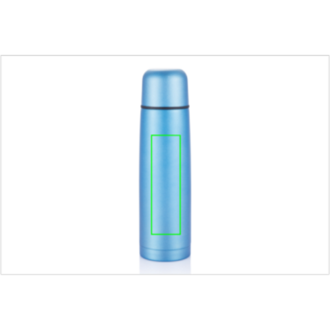 Isolierflasche Mono blau bedrucken, Art.-Nr. P430.125