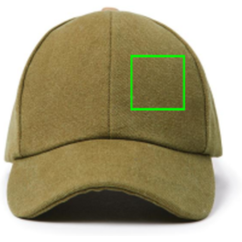 VINGA Bosler AWARE™ Canvas-Kappe grün bedrucken, Art.-Nr. V453037