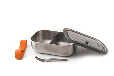 Black+Blum Stainless Steel Lunch Box groß orange bedrucken, Art.-Nr. P439.0008