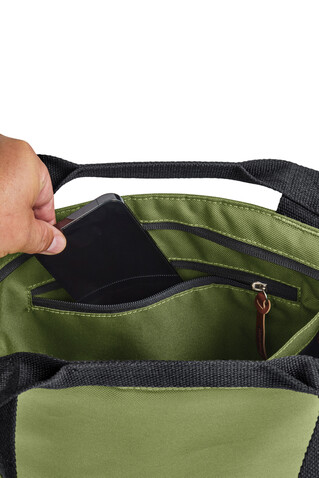 Black+Blum isolierte 16L Trage- &amp; Kühltasche Moosgrün bedrucken, Art.-Nr. P439.1934