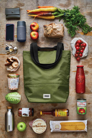 Black+Blum isolierte 16L Trage- &amp; Kühltasche Moosgrün bedrucken, Art.-Nr. P439.1934