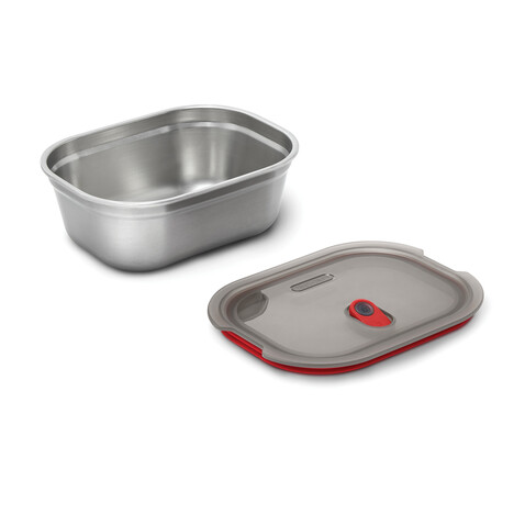 Black+Blum 3-tlg. Mealprep Box Set - klein, medium, groß grau bedrucken, Art.-Nr. P439.2102