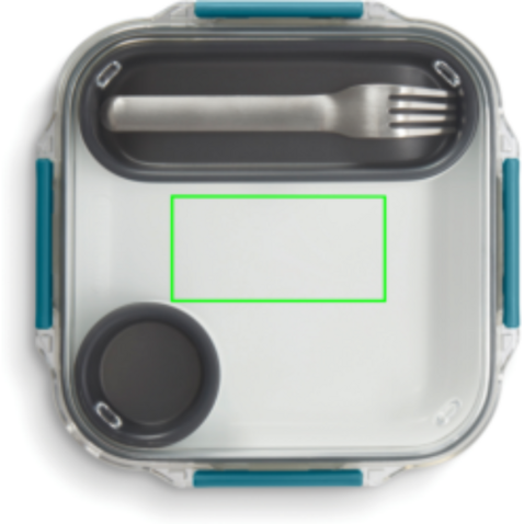 Black+Blum Lunch Box Original turkis bedrucken, Art.-Nr. P439.0233