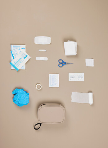 VINGA Baltimore RCS Erste-Hilfe-Set greige bedrucken, Art.-Nr. V2650019 VINGA Baltimore RCS Erste-Hilfe-Set greige bedrucken, Art.-Nr. V2650019