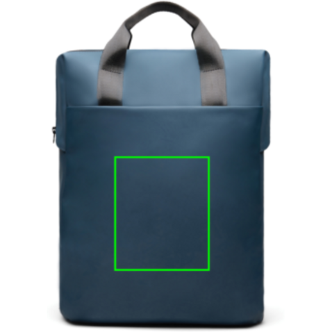 VINGA Baltimore RCS Tote Rucksack navy blau bedrucken, Art.-Nr. V7050025