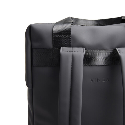 VINGA Baltimore RCS Tote Rucksack schwarz bedrucken, Art.-Nr. V7050001