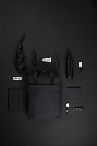 VINGA Baltimore RCS Tote Rucksack schwarz bedrucken, Art.-Nr. V7050001