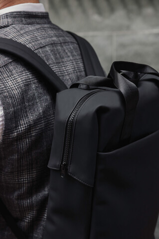 VINGA Baltimore RCS Tote Rucksack schwarz bedrucken, Art.-Nr. V7050001