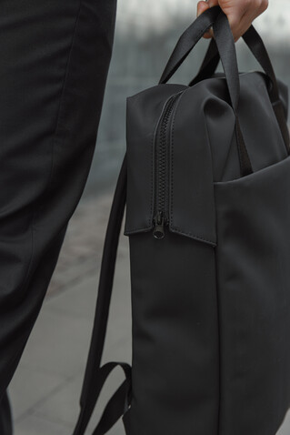 VINGA Baltimore RCS Tote Rucksack schwarz bedrucken, Art.-Nr. V7050001