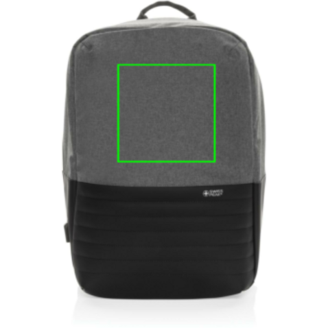 Swiss Peak AWARE™ Anti-Theft-RFID 15.6"-Laptop-Rucksack grau bedrucken, Art.-Nr. P763.132 Swiss Peak AWARE™ Anti-Theft-RFID 15.6"-Laptop-Rucksack grau bedrucken, Art.-Nr. P763.132