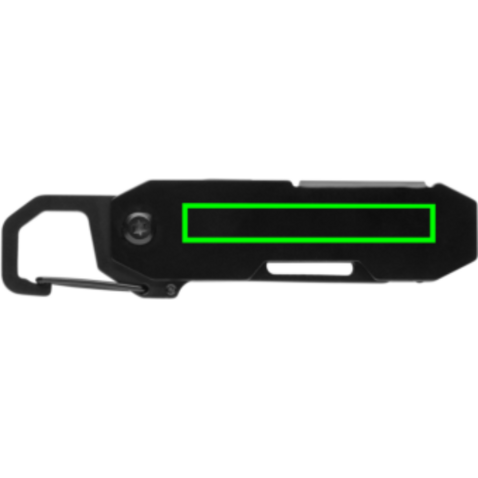 Gear X faltbares EDC-Werkzeug mit Karabinerhaken schwarz bedrucken, Art.-Nr. P221.2701
