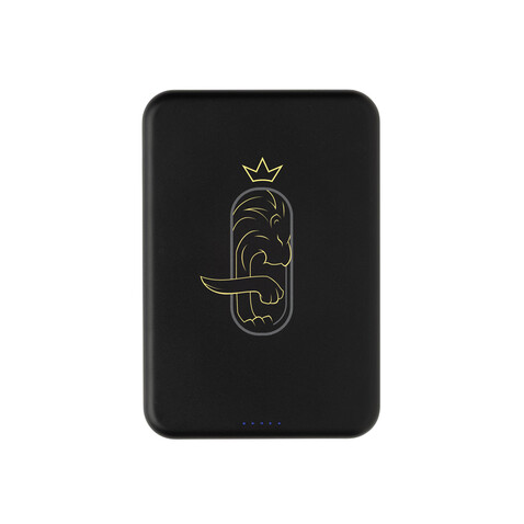 Amporia 10.000mAh magnetische Powerbak aus RCS rec. ABS schwarz bedrucken, Art.-Nr. P322.8901