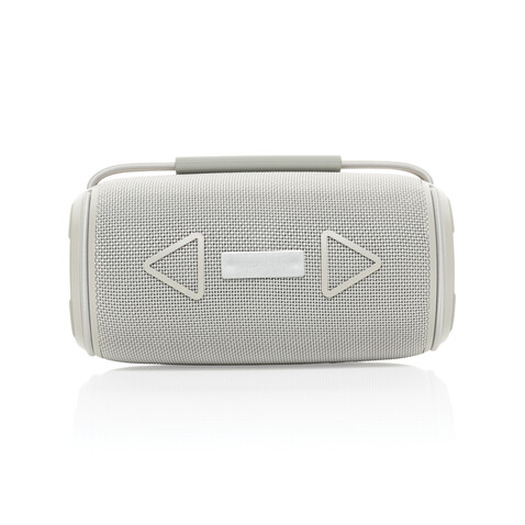 Prisma 16W IPX4 Speaker aus RCS rec. rPET grau bedrucken, Art.-Nr. P331.1419