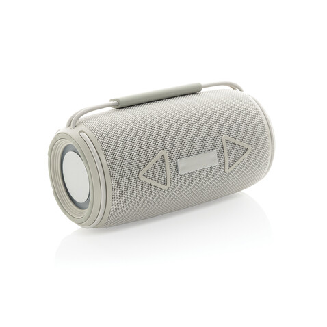 Prisma 16W IPX4 Speaker aus RCS rec. rPET grau bedrucken, Art.-Nr. P331.1419