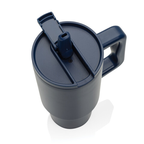Embrace Leakproof aus RCS recyceltem Edelstahl 900ml navy blau bedrucken, Art.-Nr. P437.3425