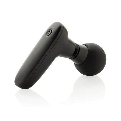 Revix Massage-Gun aus RCS recyceltem ABS schwarz bedrucken, Art.-Nr. P457.0101