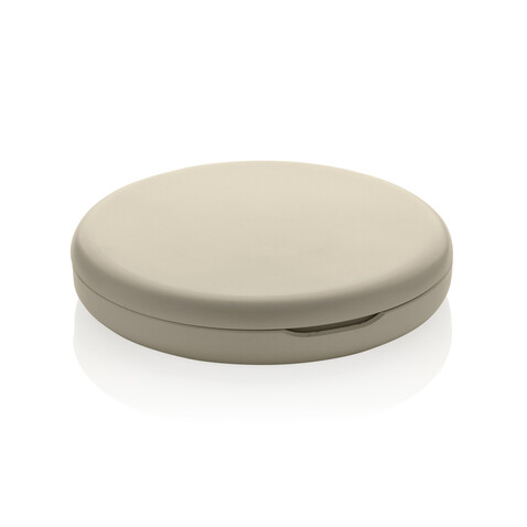 Lumora aufladbarer RCS LED Make-Up-Spiegel beige bedrucken, Art.-Nr. P457.0319