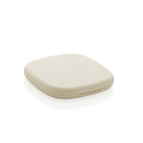 Reflecta Make-Up Spiegel aus RCS rec. ABS beige bedrucken, Art.-Nr. P457.0419
