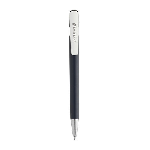 Glide GRS-zertifizierter rABS Stift mit Metallclip navy blau bedrucken, Art.-Nr. P611.3925