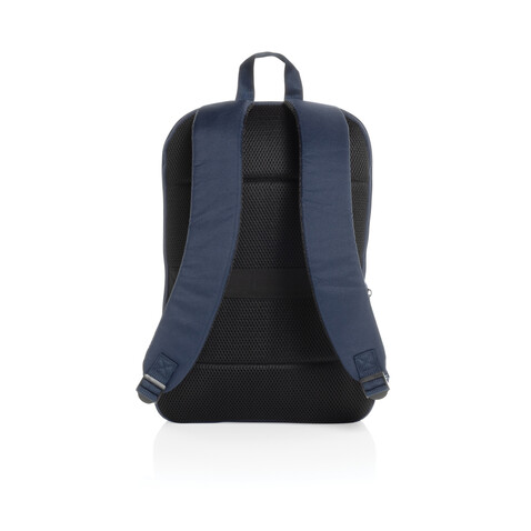 Flexpack Aware™ Expandable Slim RPET 15,6&quot; Laptop-Rucksack navy blau bedrucken, Art.-Nr. P763.4925