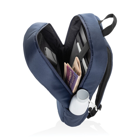 CityPack AWARE™ RPET Business 15,6&quot;-Laptop-Rucksack navy blau bedrucken, Art.-Nr. P763.5025