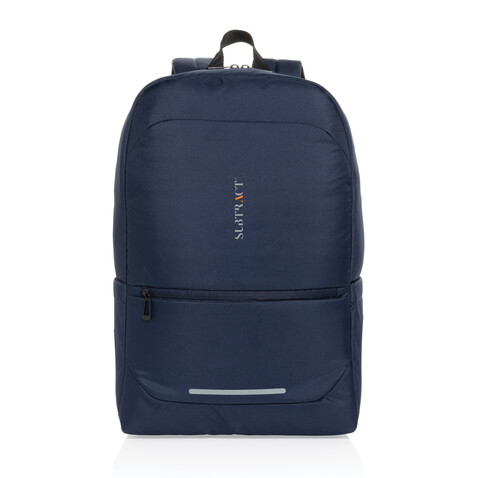 CityPack AWARE™ RPET Business 15,6&quot;-Laptop-Rucksack navy blau bedrucken, Art.-Nr. P763.5025
