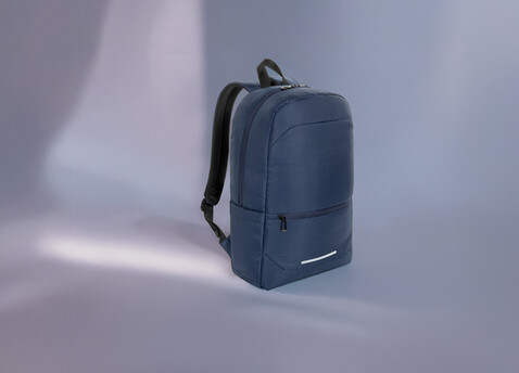 CityPack AWARE™ RPET Business 15,6&quot;-Laptop-Rucksack navy blau bedrucken, Art.-Nr. P763.5025
