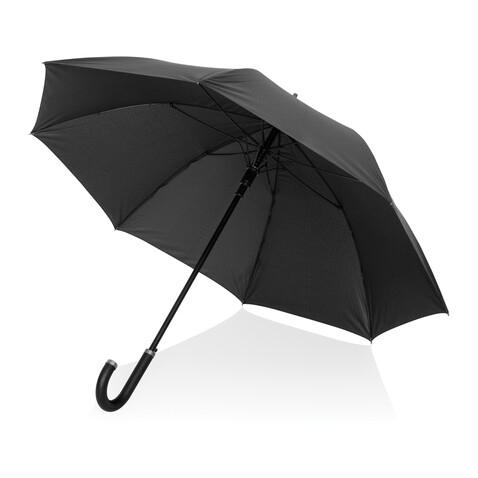 Swiss Peak Vero Aware™ RPET 25&quot;-Regenschirm schwarz bedrucken, Art.-Nr. P850.7501