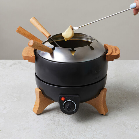 BOSKA electrisches Party Fondue Set - 2.3L (EU Type F) schwarz bedrucken, Art.-Nr. RB853570