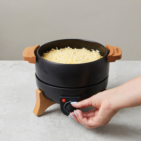 BOSKA electrisches Party Fondue Set - 2.3L (EU Type F) schwarz bedrucken, Art.-Nr. RB853570