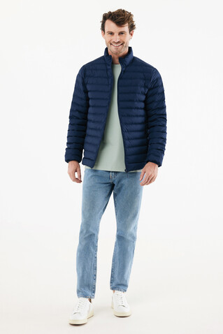 IQONIQ Maiko Herren Steppjacke aus recyceltem Polyester navy blau bedrucken, Art.-Nr. T1703.002.M