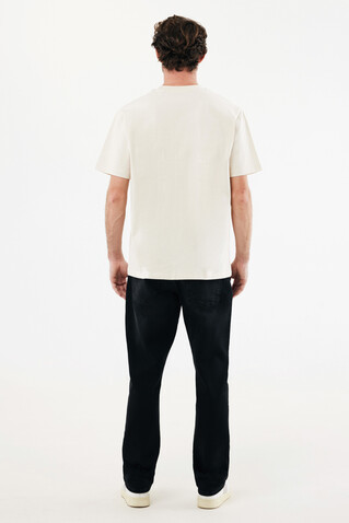 IQONIQ Nikko Heavyweight T-Shirt aus recycelter Baumwolle natural raw bedrucken, Art.-Nr. T9106.018.L