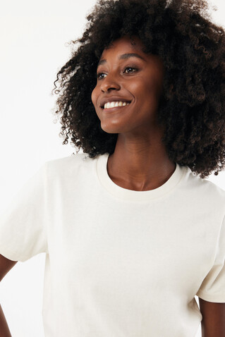 IQONIQ Nikko Heavyweight T-Shirt aus recycelter Baumwolle natural raw bedrucken, Art.-Nr. T9106.018.L