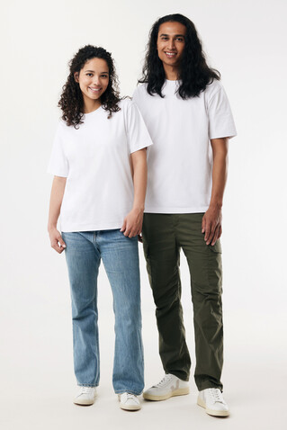 IQONIQ Nikko Heavyweight T-Shirt aus recycelter Baumwolle recycled white bedrucken, Art.-Nr. T9106.004.XS