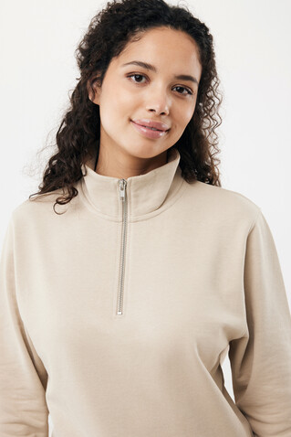 IQONIQ Elgon Quarter-Zip-Sweater aus rec. Baumwolle desert bedrucken, Art.-Nr. T9601.006.XL IQONIQ Elgon Quarter-Zip-Sweater aus rec. Baumwolle desert bedrucken, Art.-Nr. T9601.006.XL