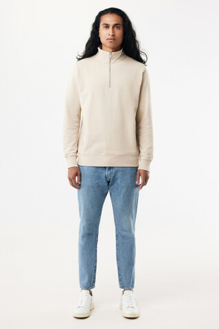 IQONIQ Elgon Quarter-Zip-Sweater aus rec. Baumwolle desert bedrucken, Art.-Nr. T9601.006.XL IQONIQ Elgon Quarter-Zip-Sweater aus rec. Baumwolle desert bedrucken, Art.-Nr. T9601.006.XL