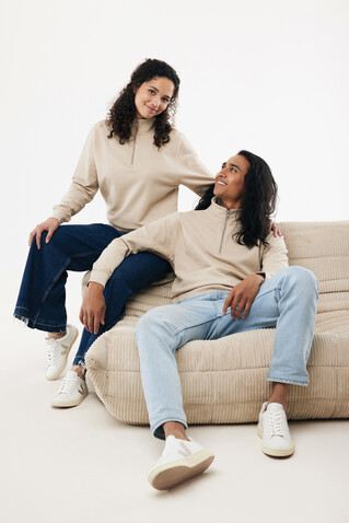 IQONIQ Elgon Quarter-Zip-Sweater aus rec. Baumwolle desert bedrucken, Art.-Nr. T9601.006.XL IQONIQ Elgon Quarter-Zip-Sweater aus rec. Baumwolle desert bedrucken, Art.-Nr. T9601.006.XL