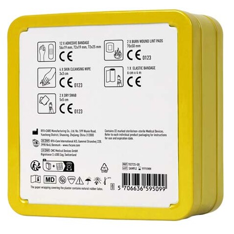 MyKit Erste Hilfe Set, gelb bedrucken, Art.-Nr. 1Z263111 MyKit Erste Hilfe Set, gelb bedrucken, Art.-Nr. 1Z263111