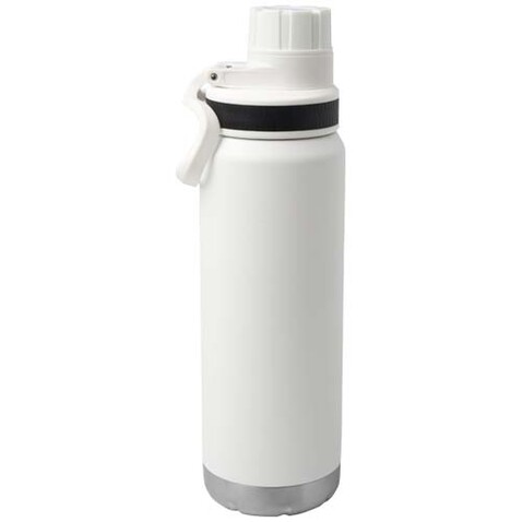Fortis 700 ml RCS-zertifizierte, kohlensäure geeignete Kupfer-Vakuum Isolierflasche aus recyceltem Edelstahl, weiss bedrucken, Art.-Nr. 10084201