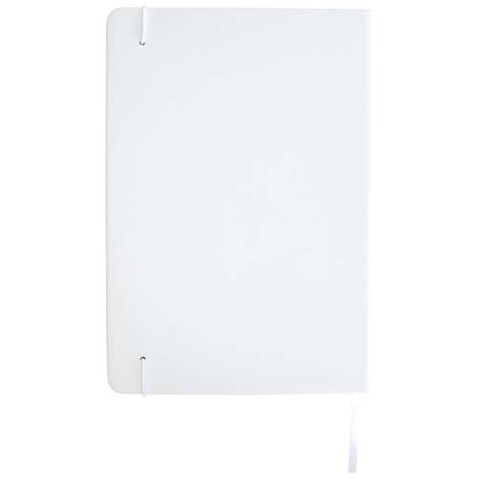 Legato Elegance A5 Hardcover Notizbuch mit Tintenroller Set, weiss, weiss bedrucken, Art.-Nr. 10625801