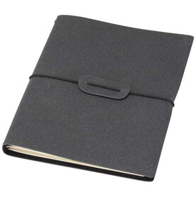 Slyk A5 nachfüllbares Notizbuch mit zwei Heften, grau bedrucken, Art.-Nr. 10798082