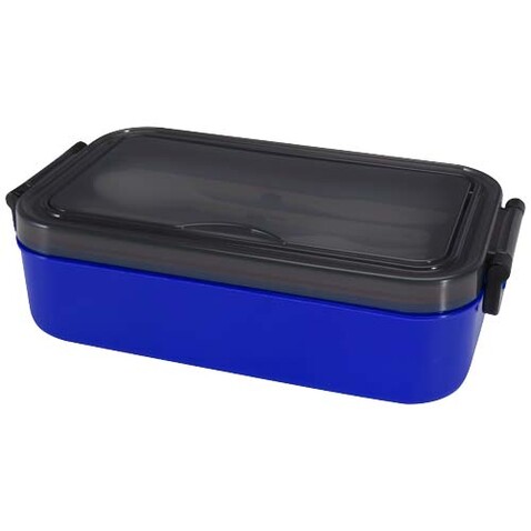 Snappy Lunchbox und Besteckset, blau bedrucken, Art.-Nr. 11342052