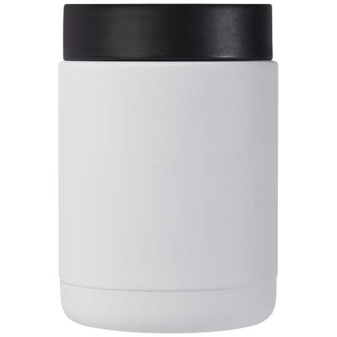 Doveron 500 ml isolierter Lunchpot aus recyceltem Edelstahl, weiss bedrucken, Art.-Nr. 11342201