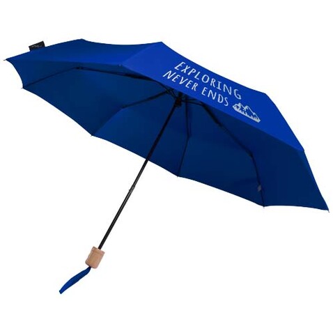 Dane 21" RPET Regenschirm, royalblau bedrucken, Art.-Nr. 11350853