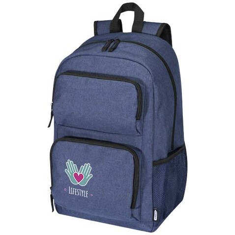Graphite Deluxe 15" Laptop-Rucksack 20L, heather navy bedrucken, Art.-Nr. 12019055 Graphite Deluxe 15" Laptop-Rucksack 20L, heather navy bedrucken, Art.-Nr. 12019055
