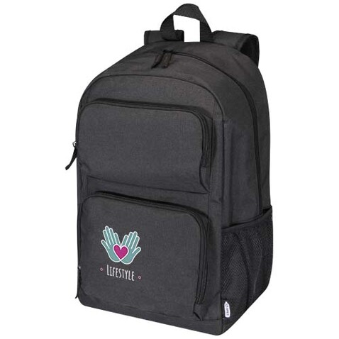 Graphite Deluxe 15" Laptop-Rucksack 20L, Heather Charcoal bedrucken, Art.-Nr. 12019084 Graphite Deluxe 15" Laptop-Rucksack 20L, Heather Charcoal bedrucken, Art.-Nr. 12019084