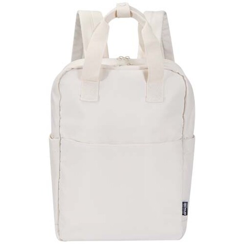 Trip 14&quot; Aware™ Recycelter Laptop Rucksack 9 L, offwhite bedrucken, Art.-Nr. 12076202